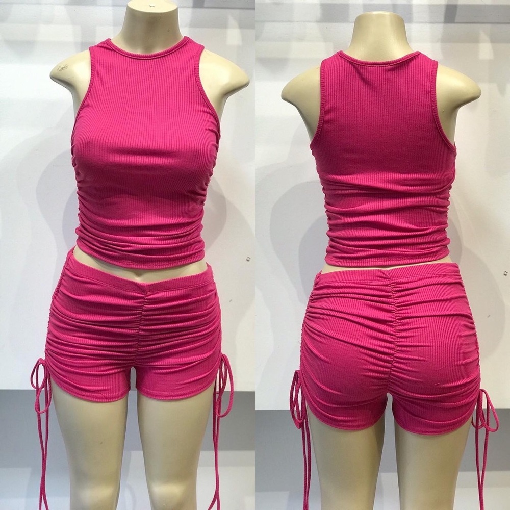 Full hot pink set